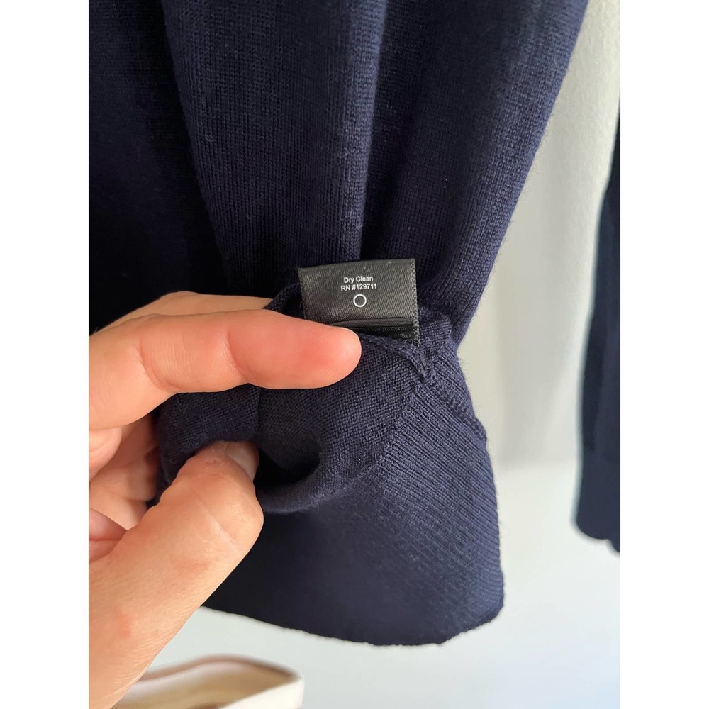 Jenni Kayne | Hudson Sweater | 100% Merino Wool | Navy | Sz XS - Picture 5 of 7